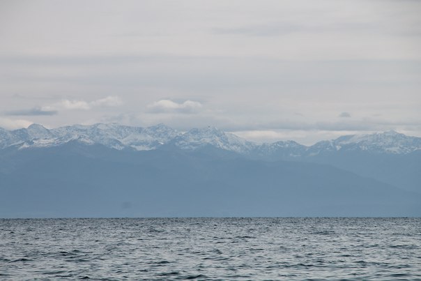 Il lago Bajkal, panorama, transiberiana russia