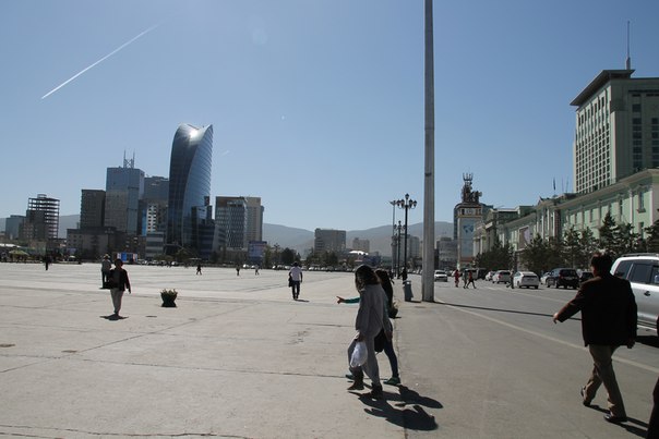 Transiberiana. Mongolia. Ulan-Bator. Piazza centrale