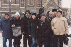 With Cuban engineers in Russian winter (December 2016)