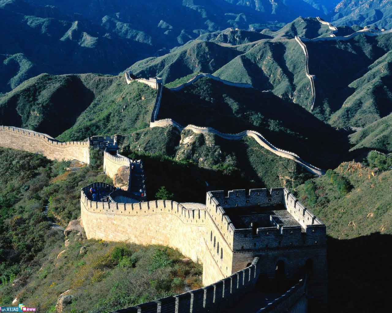 Cina. Pechino Beijing. Grande Muro cinese.