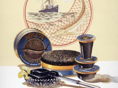 caviar ruso negro de esturion beluga probar